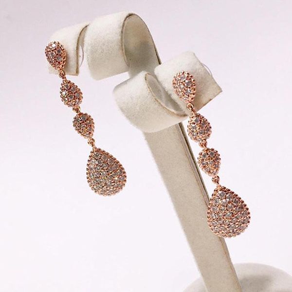 

wholesale popular earrings luxury water drop pendant woman earrings stainless steel 2020 gift designer, Golden;silver