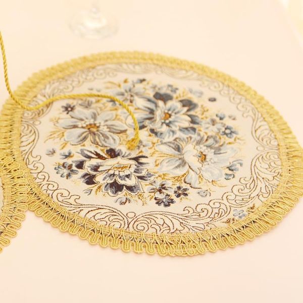 

mats & pads american european style western mat placemat for dining table heat insulation pad cup flower vase