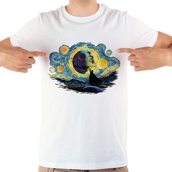 

darth vader death star in starry night funny t shirt men summer new white casual short sleeve tshirt homme sport hooded sweatshirt hoodie