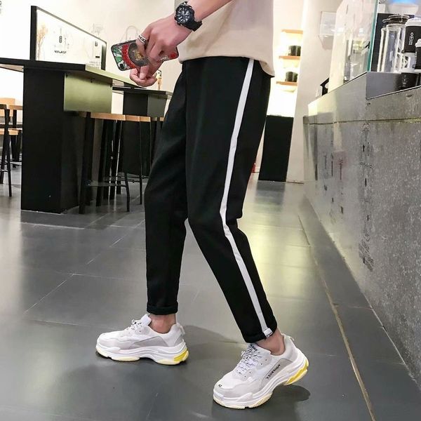 

vpstm новая весна лето 2019 харун capris корейский харлан спортивной моды тонкие свободные спортивные мужские брюки мужские брюки ldmam, Blue