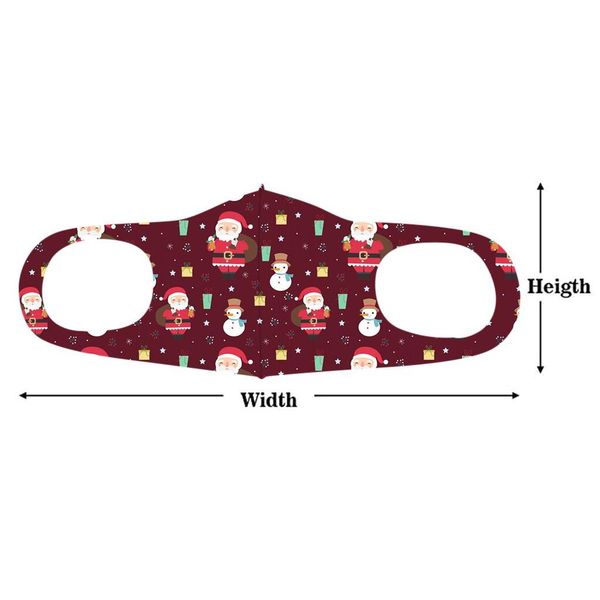 

1pc face mask for kids christmas print holiday masks cosplay mascarillas nios reutilizables qylkgu lipper
