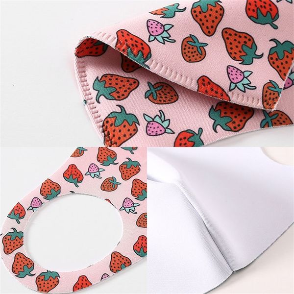

fashion cola mask designer ice face silk 3d breathable mouth cover anti-dust pollution protect masks flower fabric sportoutlet1jkb