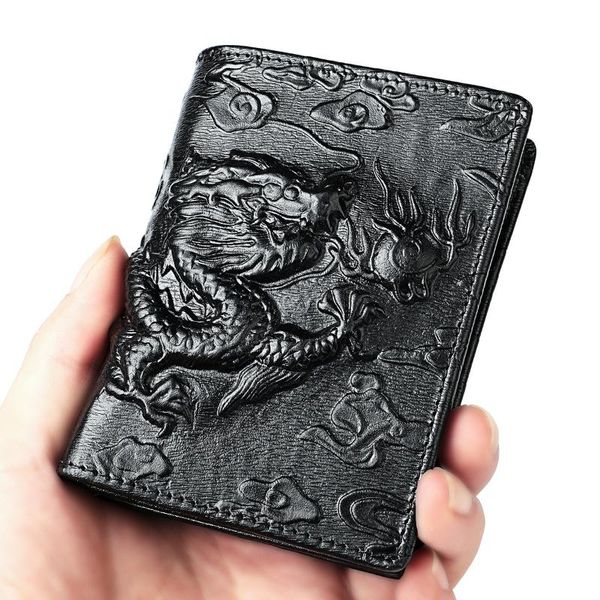 

new korean men's wallet short casual multi-function card bag zipper wallet short male purse coin pocket card holder, Red;black
