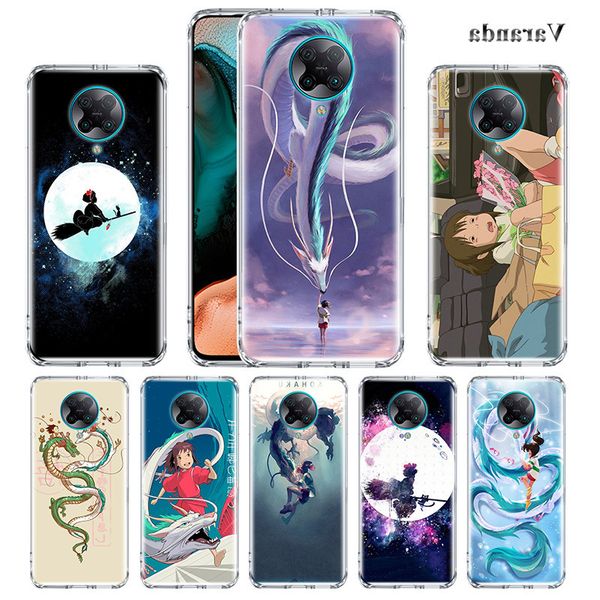

comie studio ghibli case for xiaomi redmi note 9s 8t 7 8 9 10x k30i 5g k30 pro zoom k20 8a 7a tpu phone shell cas