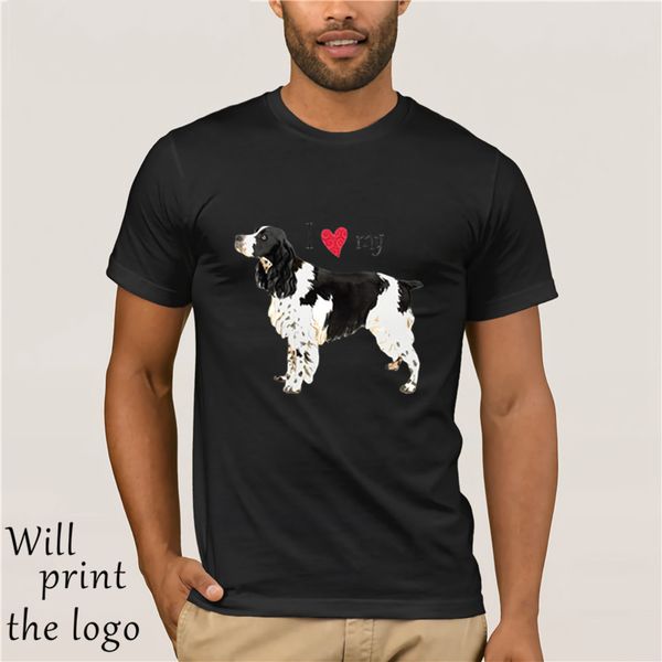 

i love my friend english springer spaniel dog print t hoodie designers t shirts sweatshirt