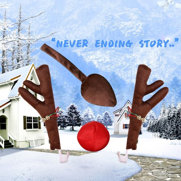 

6wzuh nose decorative and tail s and nose car decorative decoration decoration antlers decorations car antlers tail 3gy3h