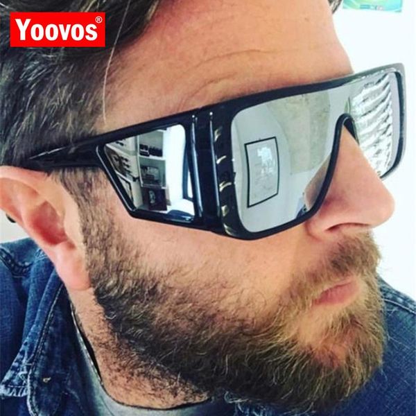 

yoovos 2020 luxury square sunglasses women/men large frame plastic retro sun glasses vintage outdoor driving uv400, White;black