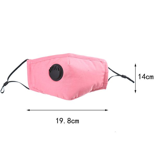 

in stock fashion cotton face masks with breath valve pm2.5 mouth anti-dust reusable fabric mask