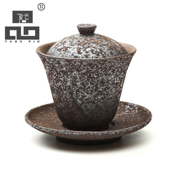 

tangpin керамическая gaiwan чайная чайник чайник китайский чай горшок японский чайный сервиз drinkware tangpin керамические yxljad mx_home