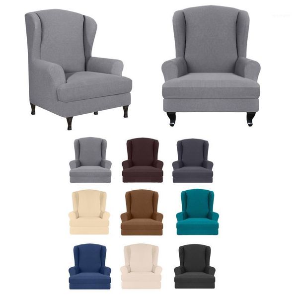 

chair covers armchair washable cover wing slipcover elastic sofa - stretch1