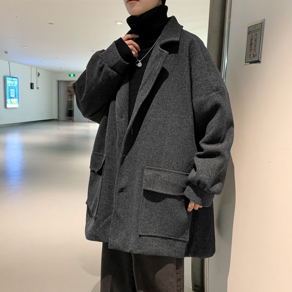 

woollen new men's women's clothing in autumn and winter, Tan;black