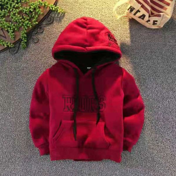 

clothing 3 boys' plush children's hooded sweater autumn and 2020 4 pullovers 5 babi 6 extra thick 7 winter fashion cloth 8 years o, Black