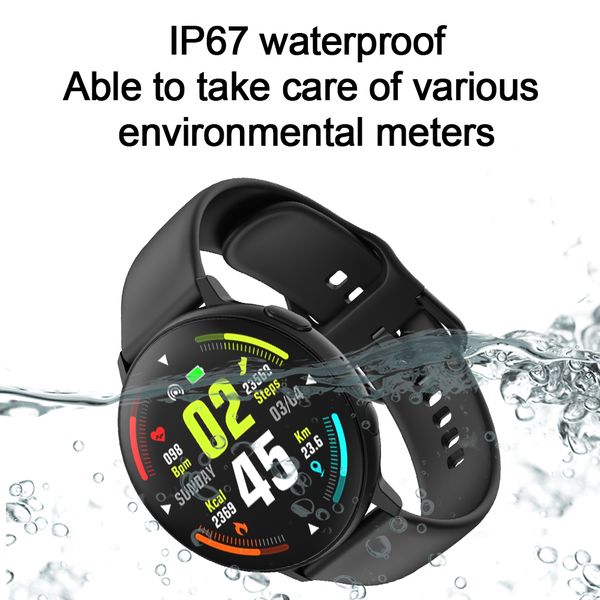 

1.3-inch c6 smartwatch with hd screen, ecg, heart rate and blood pressure control, waterproof call, ip 67 and bluetooth