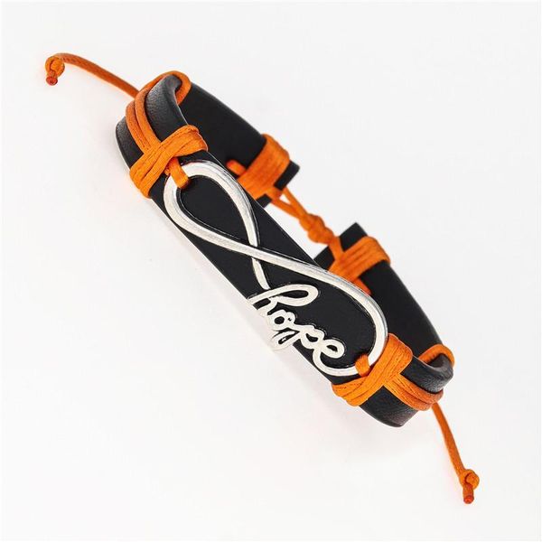 

tennis fashion women's elegant antique infinity hope charm leather wish bracelets jewelry gifts for dad, Golden;silver