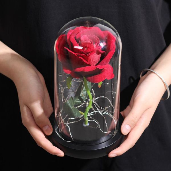 

животное день рождения rose up the dome led бессмертный eternal флора и дом цветов подарки партии валентина красота свет dekoration день yxl