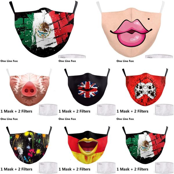 

mask flag forza italy keep fighting spain print face masks fabric protective pm2.5 reusab o72y 19rjid