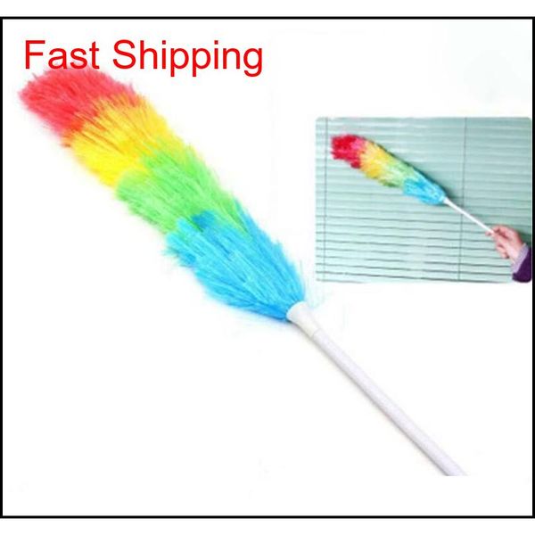 

microfiber dust multicolor feather duster anti static with long handle feather brush car cleaner household c qylvsq bwkf