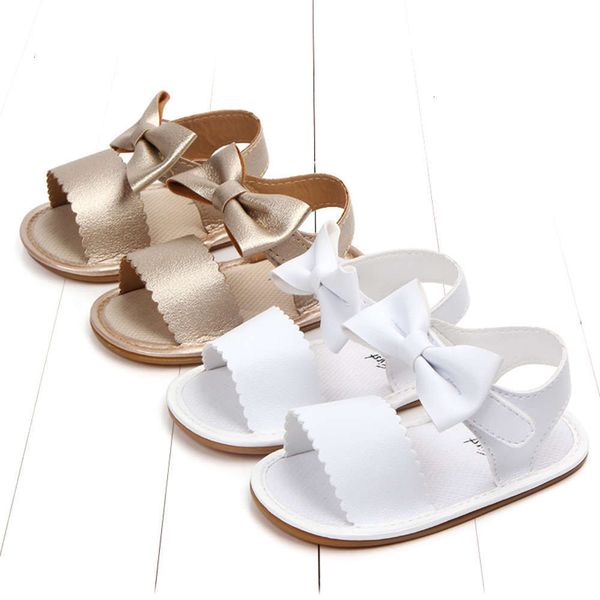 

soft summer children's rubber soled walking sho korean bow baby sandals 0960, Black;red