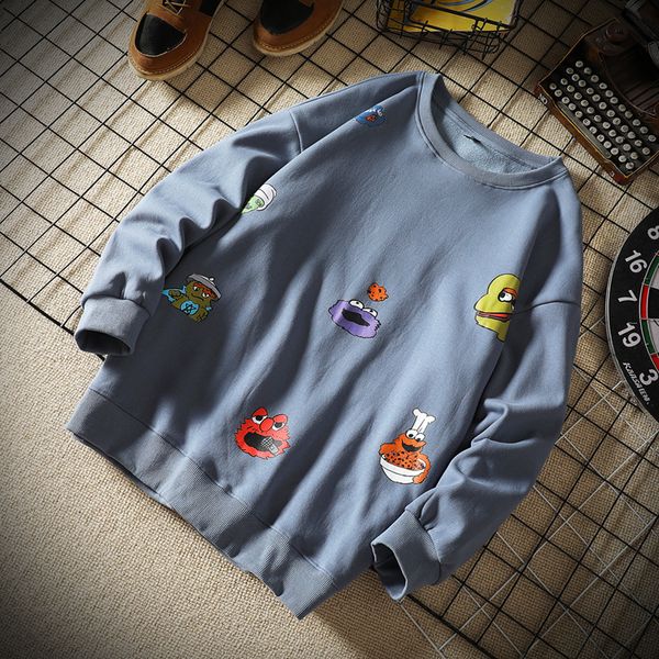 

2021 new engraado homem moletom estilo japo chegada hoodie moda casual treino de qualidade roupas esportivas streetwear 4e9p, Black