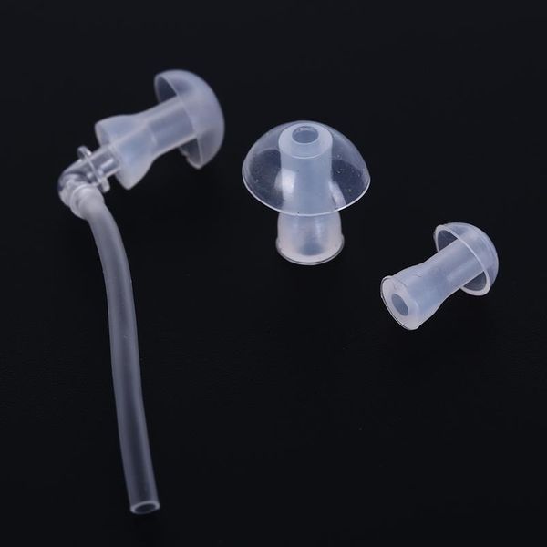 

clear hearing aid earplug tube tubes + domes l m s size hearing aids accessories domes wi bbywso