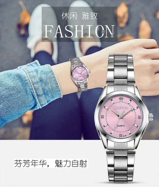 

wristwatch women's new waterproof selling quartz watch fashion lovers watch 2020 zxuu, Slivery;brown