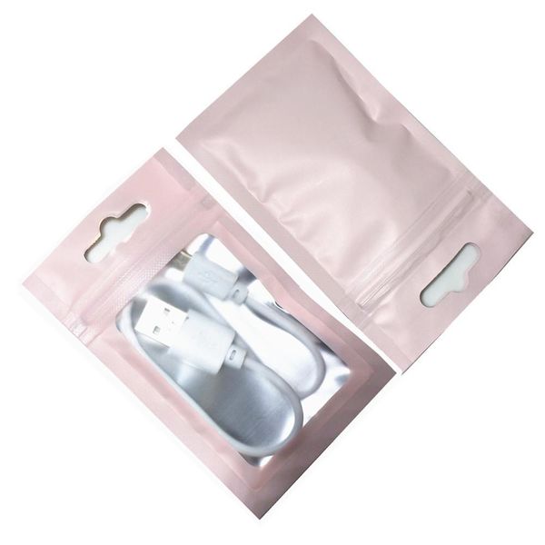 

9x16cm retails aluminum foil ziplock packing pouch with hang hole data line snack mylar zipper packaging bag for grocery storage h bbydwd