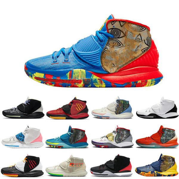 

2020 6s asia irving men baskteball shoes oreo usa sclock n7 pool neon graffiti bruce lee mens trainers sports sneakers