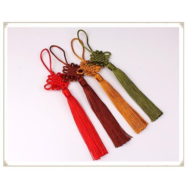 

12pcs lot 12cm chinese knot tassel silk fringe sewing bangs tassel trim decorative key tassels for diy curtains home decoration h qylolh