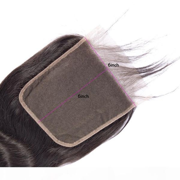 

indian 9a 6x6 lace closure human hair body wave 8-20inch indian raw virgin hair closures baby hair 6x6 lace closure swiss lace, Black;brown