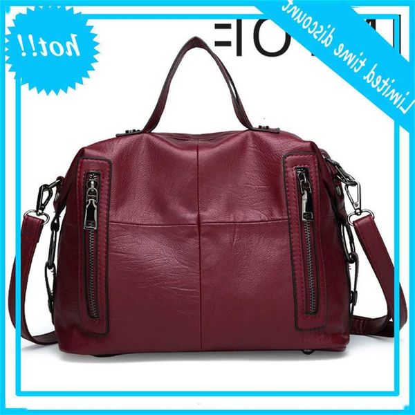

new fashion luxury handbags women shoulders big cups boston soft real leather crossbody task for ladies