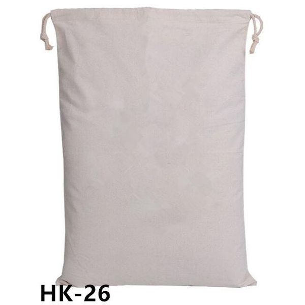 

30pcs / серия фабрика оптовой drawstring мешок подарка рождества canvas санта мешок xmas хлопка мешок санта-клауса мешок подарка jllwsq home