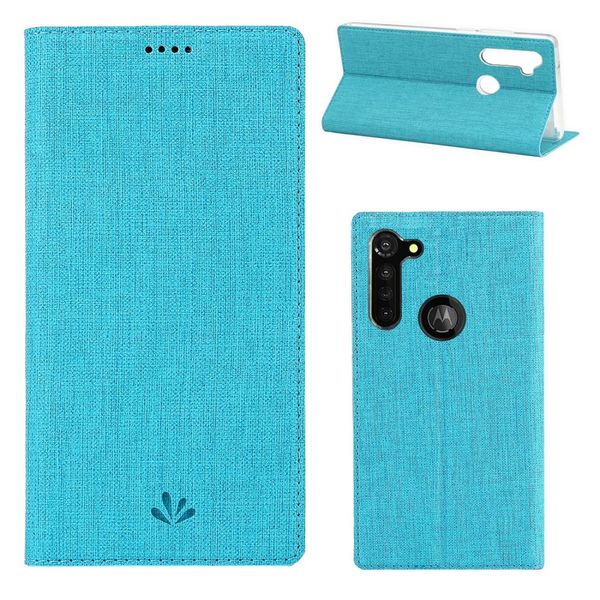 

for motorola moto g stylus vili shockproof tpu pu horizontal flip protective case with card slot holder