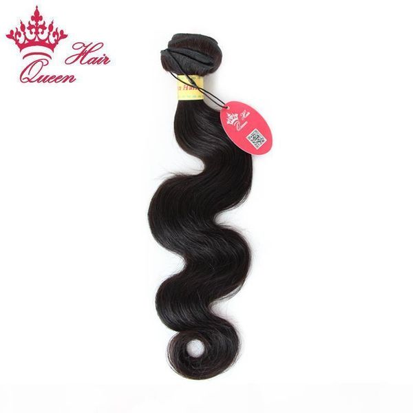 

queen hair 100% unprocessed peruvian virgin hair body wave selling product human hair weaves dhl shipping free, Black