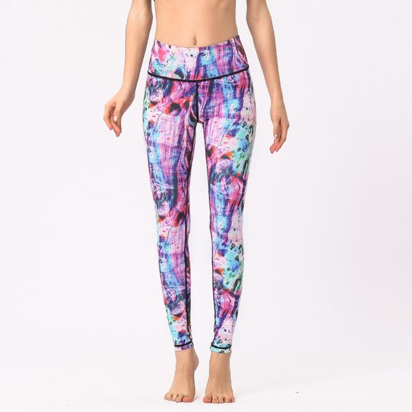 

новые четыре иглы шесть линий цифровой печати женщин леггинсов с хип лифтинг йога штанами цифровых штанами йоги и высокой талией леггинсы uu, Gray