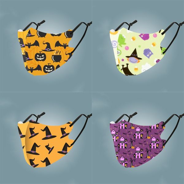 

fashion printed mask dustcan be washed with water and inserteds face masks#635, Black