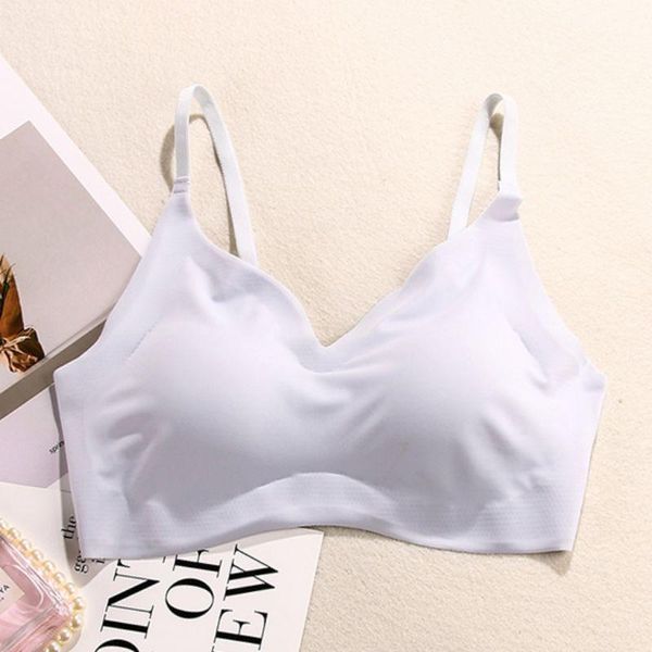 

gym clothing seamless sports bra women fitness yoga running push up sport brassiere crop1, White;black