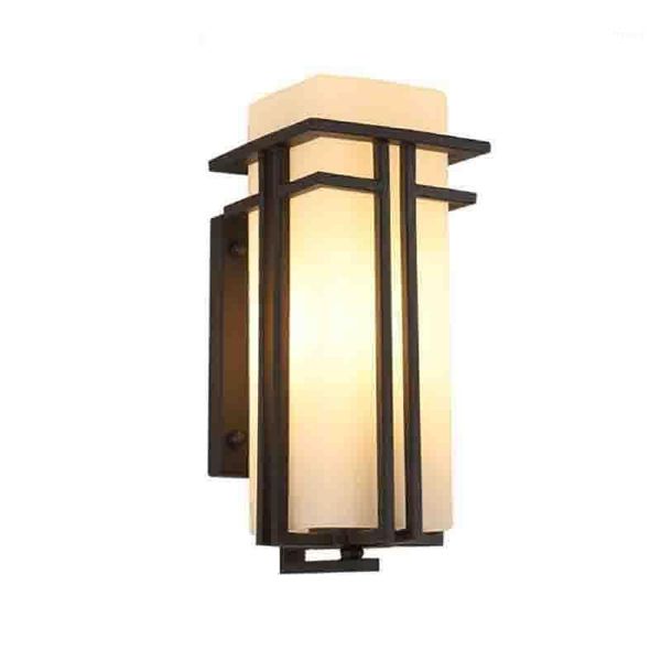 

modern minimalist outdoor corridor waterproof retro courtyard outdoor single head wall doorpost balcony l wall lamp wf10231