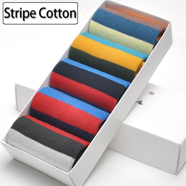 

wholesale- men cotton stripe socks brand new multi-color anti-bacterial comfortable deodorant breathable casual man sock (5 pairs / lot)1, Black