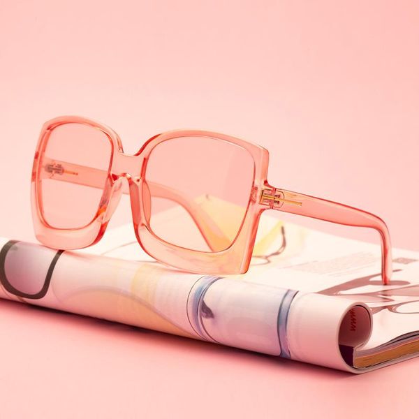 

sunglasses fashion transparent female male, White;black