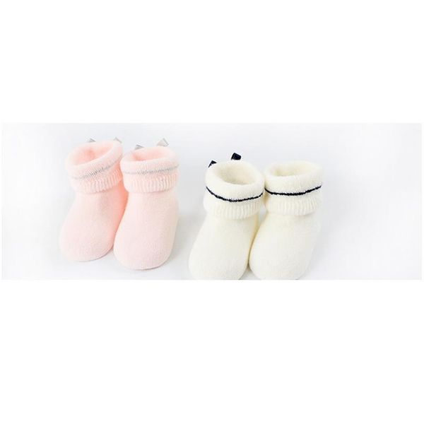 

new newborn baby bow girls baby socks casual non-slip girls baby foot socks new qylhxc, Pink;yellow
