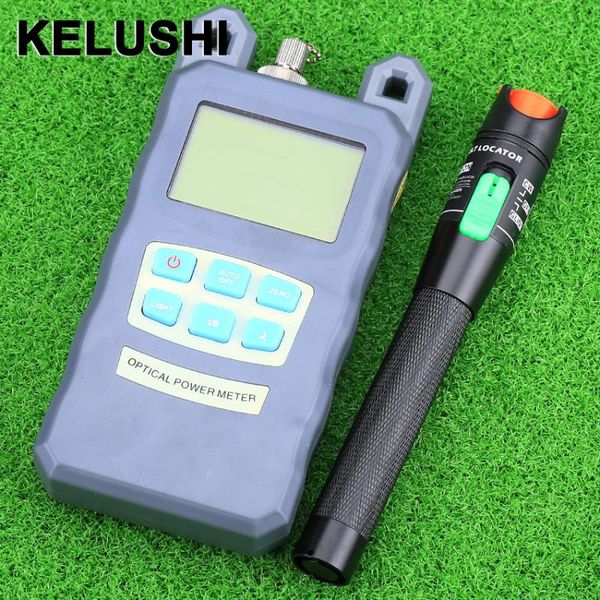 

kelushi ftth 1/10/20/30mw visual fault locator fiber optic optical power meter handheld fiber optic tester pen type 1-30km
