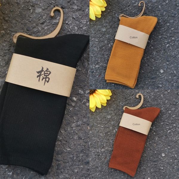 

твердый новый ворс ldk48 хлопка осени женщин цвета средних sockscotton носков средних socksred чистой трубка носков uysmp, Black