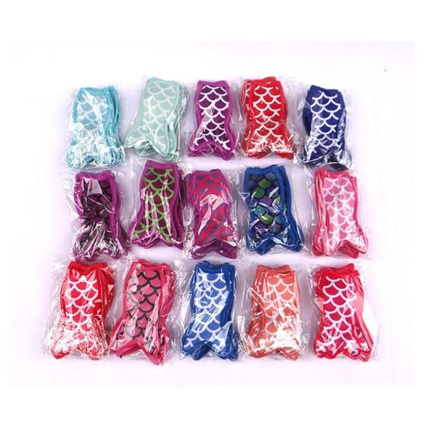 

antiing reusable portable mermaid ice pop sleeves popsicle ice bags neoprene insulation fabric ice sleeves jllput eatout