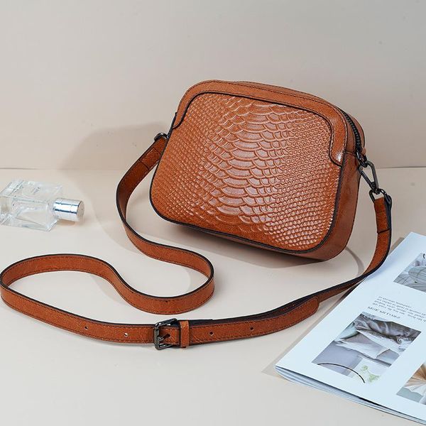 

cross body juanjuan small bread female cowhide classic urban simple pure color single women's shoulder inclined bag wholesale