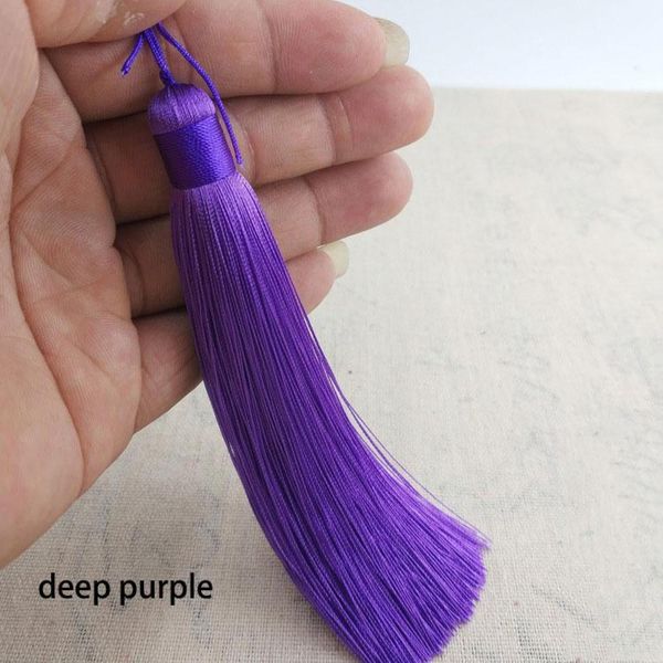 

1pcs 12cm silk tassel fringe brush hanging rope tassels fringe trim sewing accessories tassels pendant for curtains jewelry diy h jllhmk