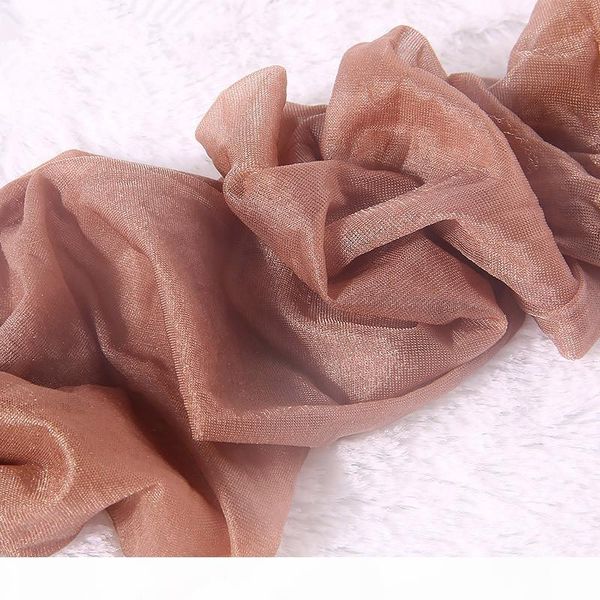 

12d shiny thigh high stockings lace silicone stay up transparent nylon stockings for women over the knee socks 5 colors, Black;white