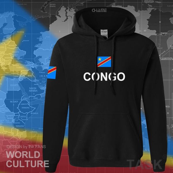 

dr congo hoodies men women kids rdc printed hoodie sweatshirt spring autumn costume streetwear casual 2021 kpop, Black