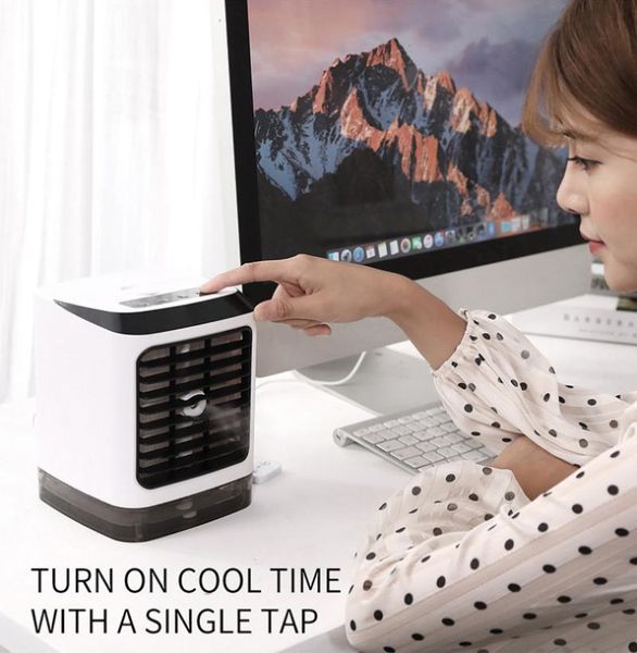 

party favor humidifier mini air conditioner cooler fan usb charging portable deskhome office refrigeration equipment