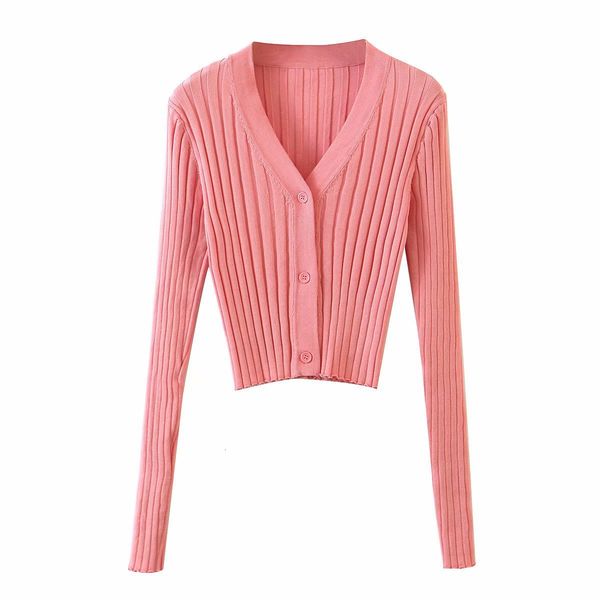 

2021 new xds fall europe and the united states women's upset three grain of buckle knitting cardigan sweater 8se3, White;black