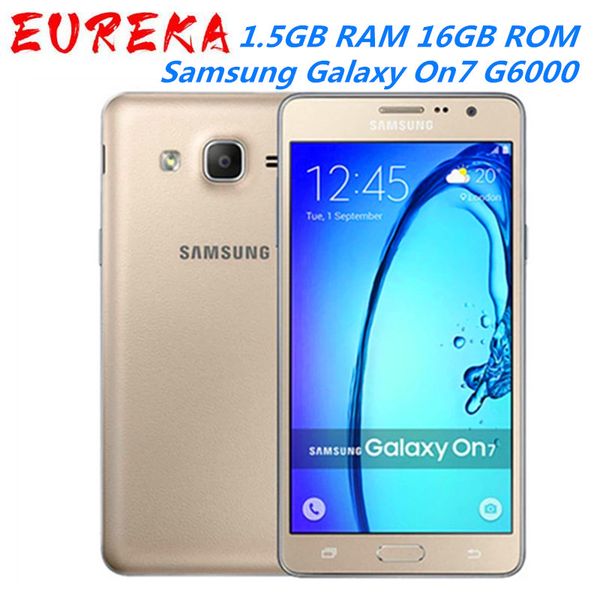 

original refurbished samsung galaxy on7 g6000 5.5inches 1.5gb ram 16gb rom lte 4g 13.0mp octa core